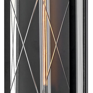 Hinkley Monte Large Wall Mount Lantern, Black