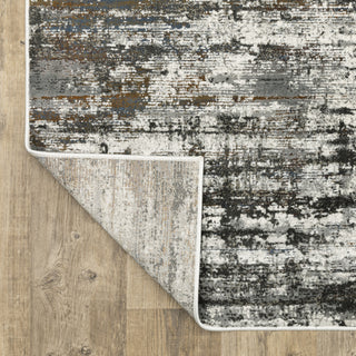 Galion Abstract Shading Charcoal/Grey Indoor Area Rug, 7'10"x10'10"