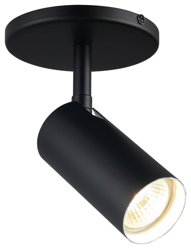 Matte Black Contemporary Spotlight