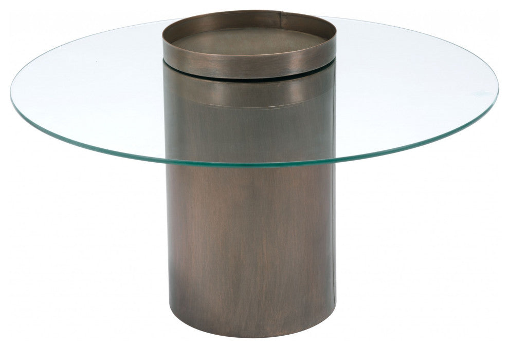 Contemporary Antique Gold Table