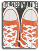 One Step at a Time Wooden Sign, 40x30