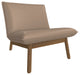 Cantor Leather Lounge Chair, Finish Shown: Fawn, Leather Shown: Marcona