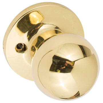 Contemporary Series Tahoe Passage Knob, Polished Brass