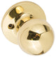 Contemporary Series Tahoe Passage Knob, Polished Brass
