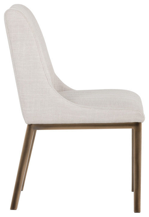 Halden Dining Chair, Beige Linen, Set of 2