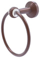 Pacific Beach Towel Ring with Twisted Accents, Antique Copper