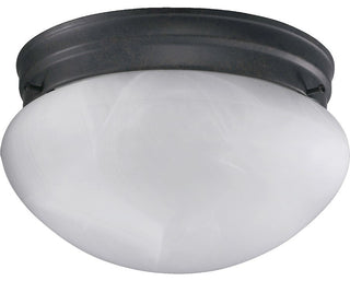 Quorum 1-Light Flush Mount, Toasted Sienna