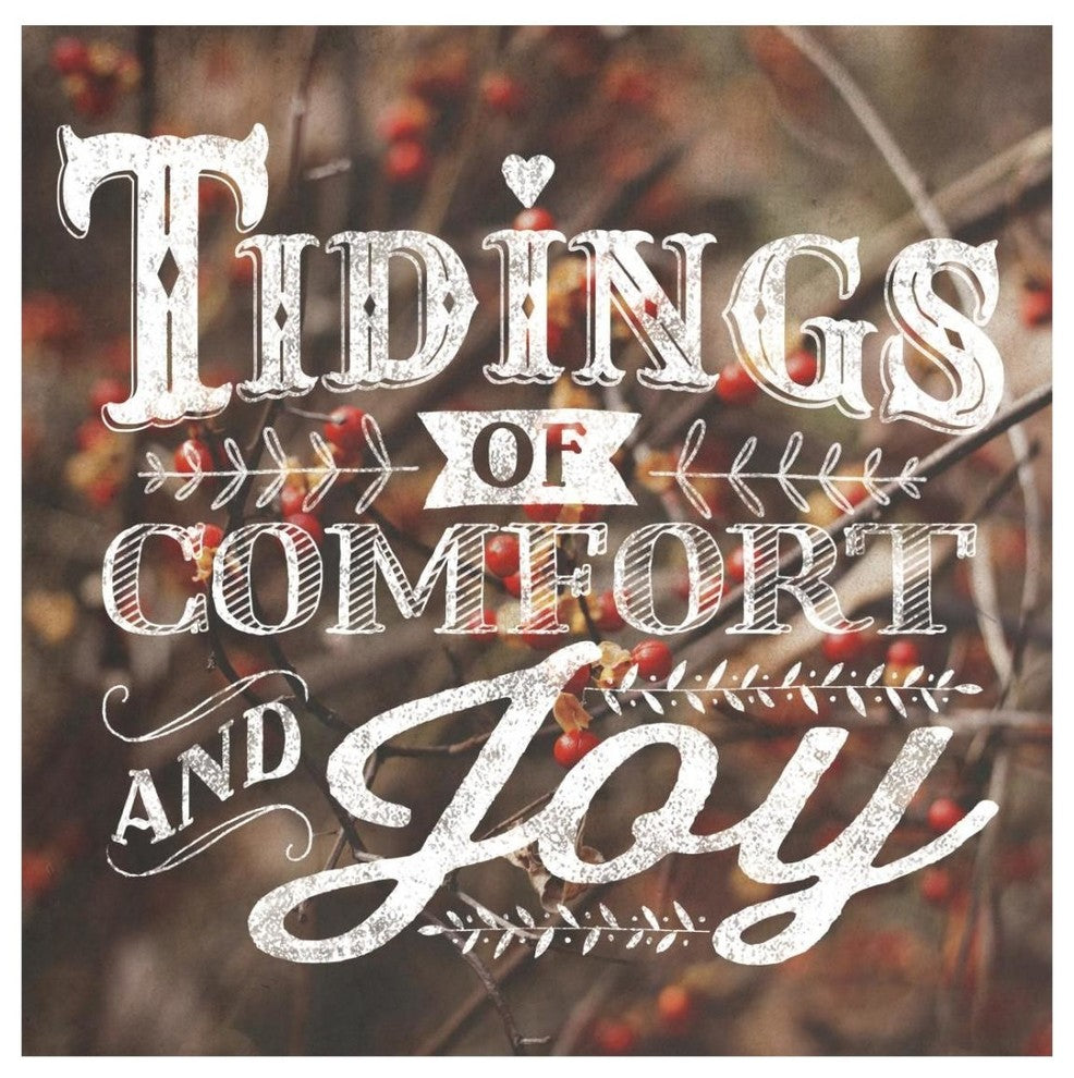 "Comfort and Joy" Digital Paper Print by Laura Marshall, 26"x26"