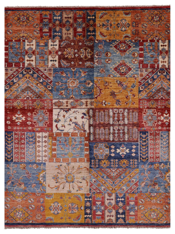 Super Kazak Handmade Wool Rug 5' 10" X 7' 8" Q11096
