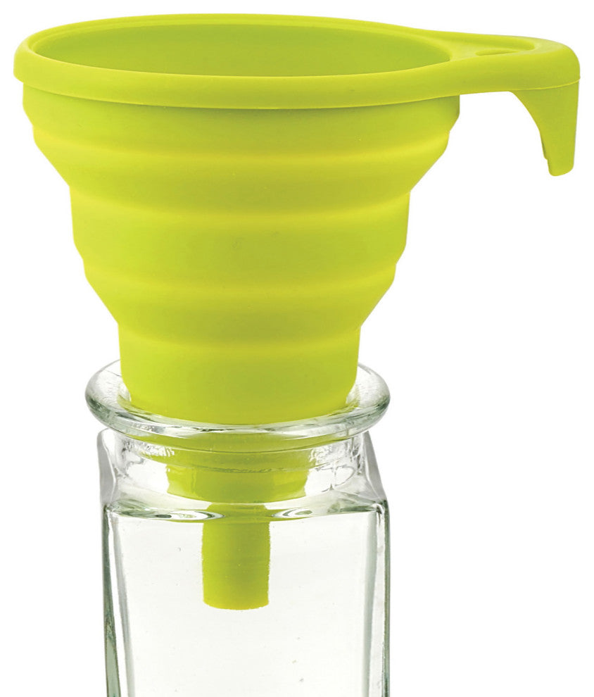 Silicone Funnel - Collapsible - Green