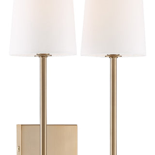 Lena 2 Light Vibrant Gold Wall Mount