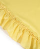 Ellis Curtain Stacey Tailored Tier Pair Curtains, Yellow, 56"x45"