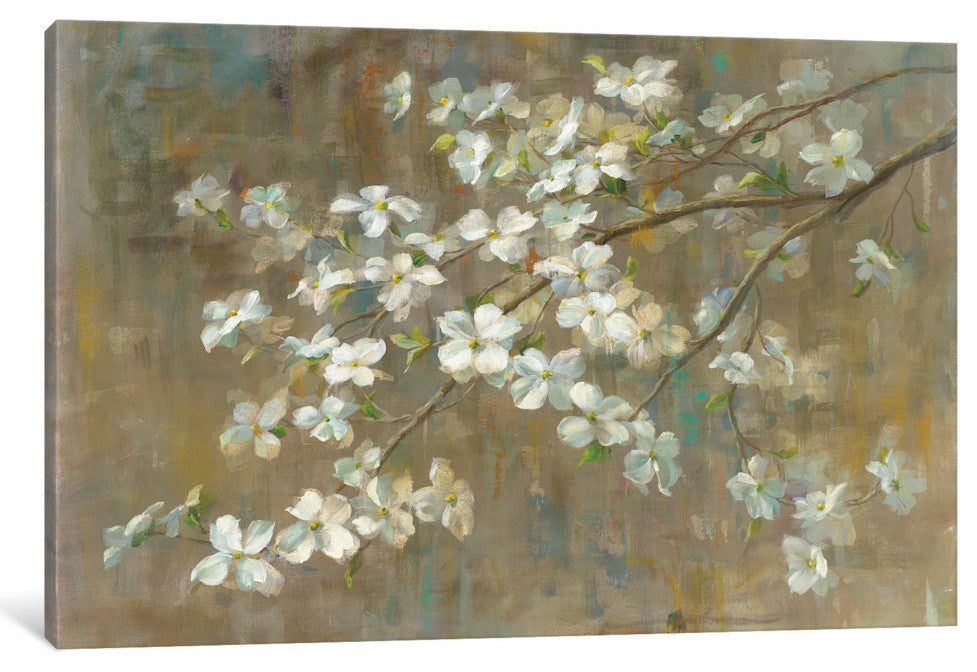 "Dogwood in Spring" by All That Glitters, 26x18x1.5, 1-Piece
