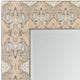 Rorschach Mirror, Gray and Cream Lacquer