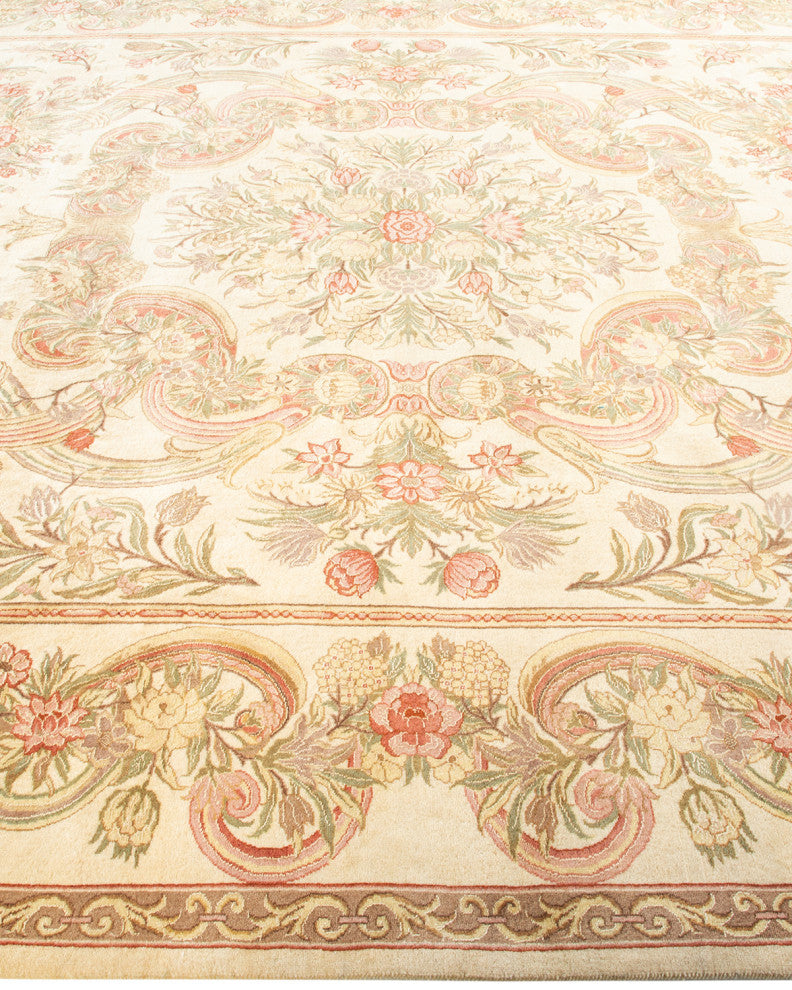 Mogul, One-of-a-Kind Hand-Knotted Area Rug Ivory, 8'3"x11'7"