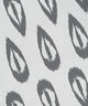 Ikat Tears, Geometric Print Napkin, Gray, Set of 4