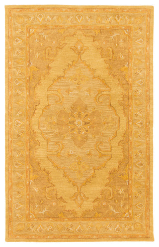 Middleton Updated Traditional Mustard, Tan Area Rug, 2'x3'