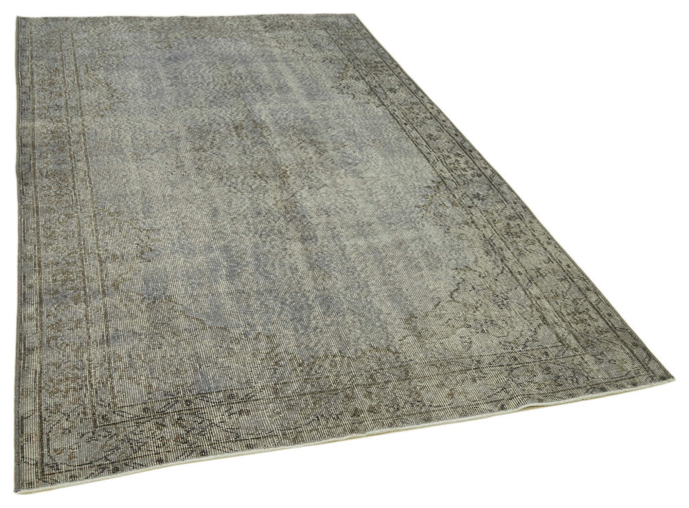Rug N Carpet - Handwoven Turkish 4' 11'' x 8' 1'' Contemporary Over dyed Rug