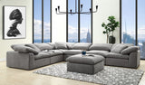 ACME Naveen Modular Armless Chair, Gray Linen