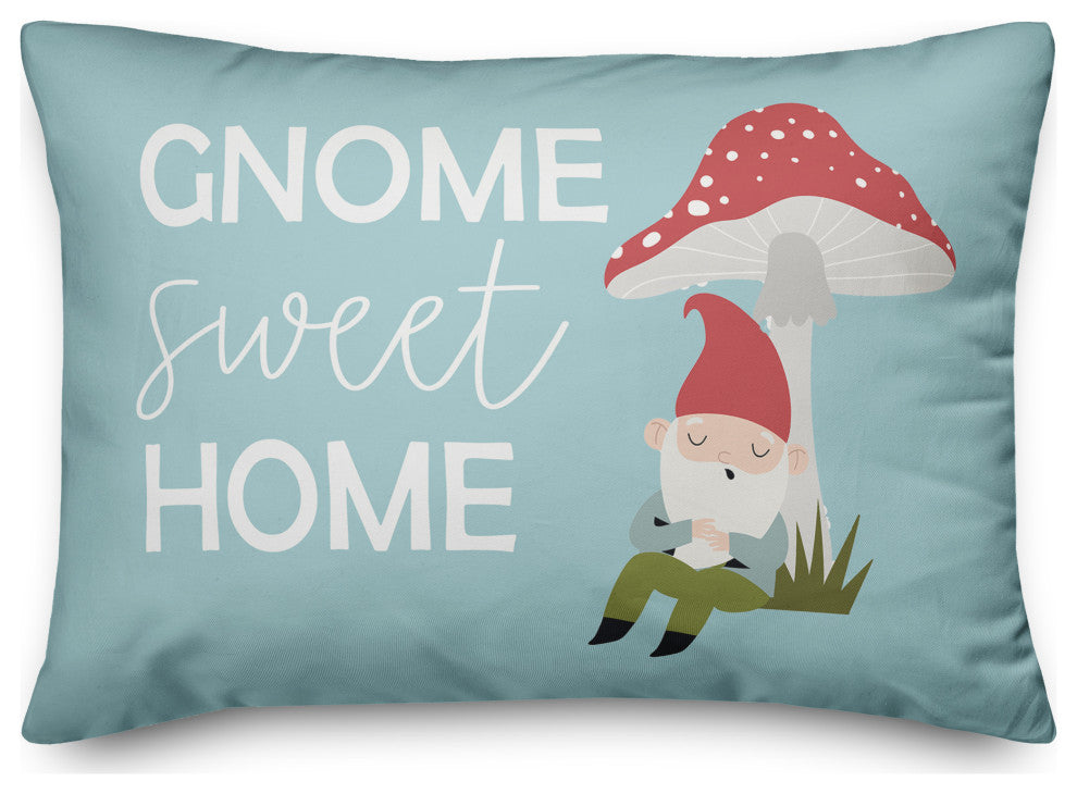Gnome Sweet Home 5 14x20 Spun Poly Pillow
