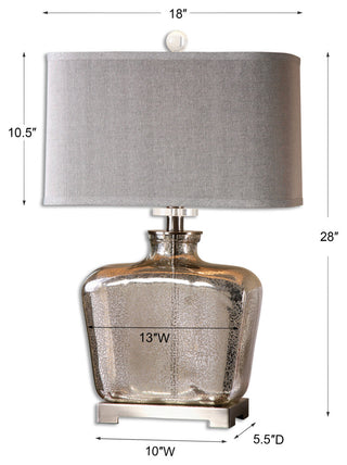 Uttermost Molinara Mercury Glass Table Lamp