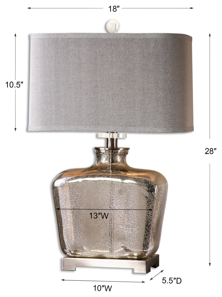 Uttermost Molinara Mercury Glass Table Lamp