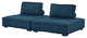 Tufted Loveseat Sofa Set, Fabric, Navy Blue, Modern, Living Lounge Hospitality