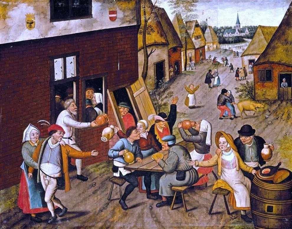 The Younger Pieter Brueghel Peasants Wall Decal
