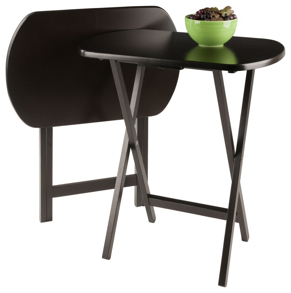 Cade Oversize Oblong Snack Table, Set of 2, Coffee