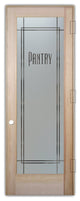 Pantry Door - Ultra Pantry - Douglas Fir (stain grade) - 24" x 80" - Knob on...