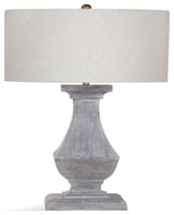 Derek Table Lamp - Distressed Gray