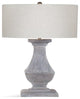 Derek Table Lamp - Distressed Gray