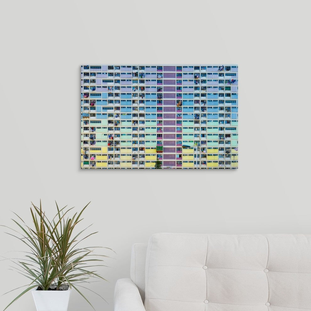"Where Do You Live" Wrapped Canvas Art Print, 24"x16"x1.5"