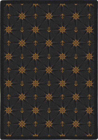Kaleidoscope Rug, Mariner's Tale, Onyx, 7'8"x10'9"