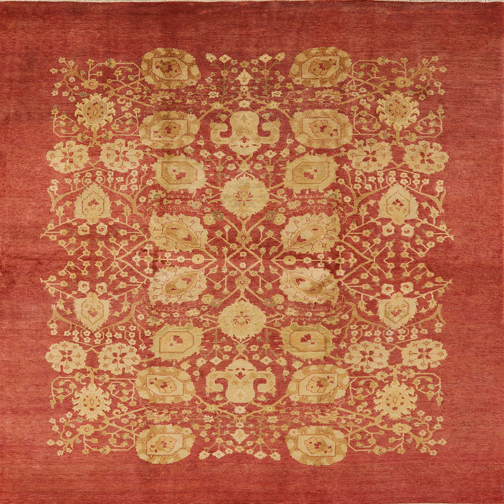 Ahgly Company Indoor Square Mid-Century Modern Area Rugs, 5' Square