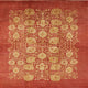 Ahgly Company Indoor Square Mid-Century Modern Area Rugs, 5' Square