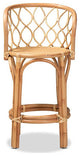 Diana Modern Natural Finished Rattan Counter Stool