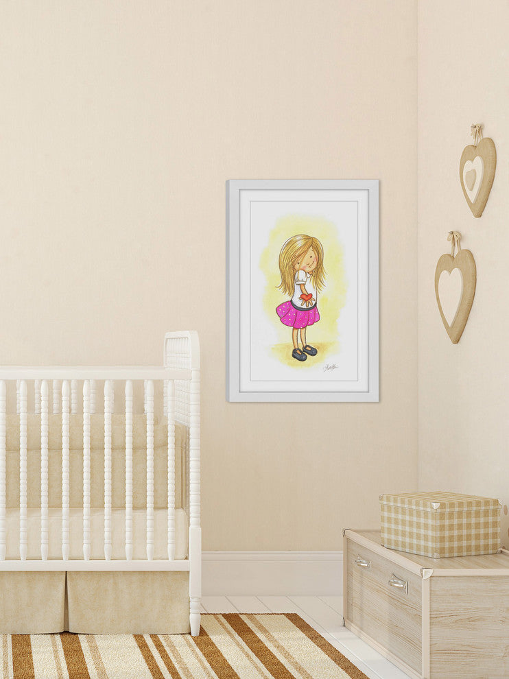 "My Heart" Framed Painting Print