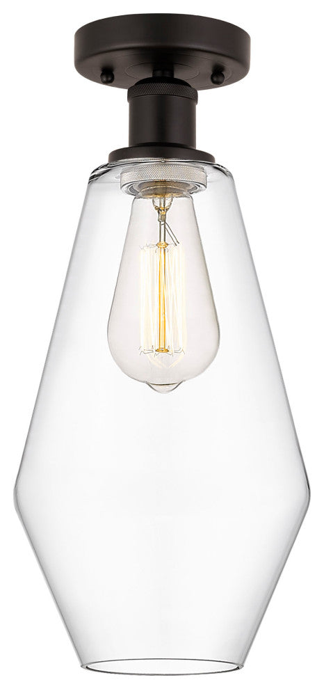 Innovations 616-1F-OB-G652-7 1 Light Semi-Flush Mount, Oil Rubbed Bronze