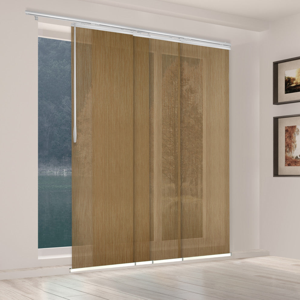 Anders 4-Panel Track Extendable Vertical Blinds 48-88"W