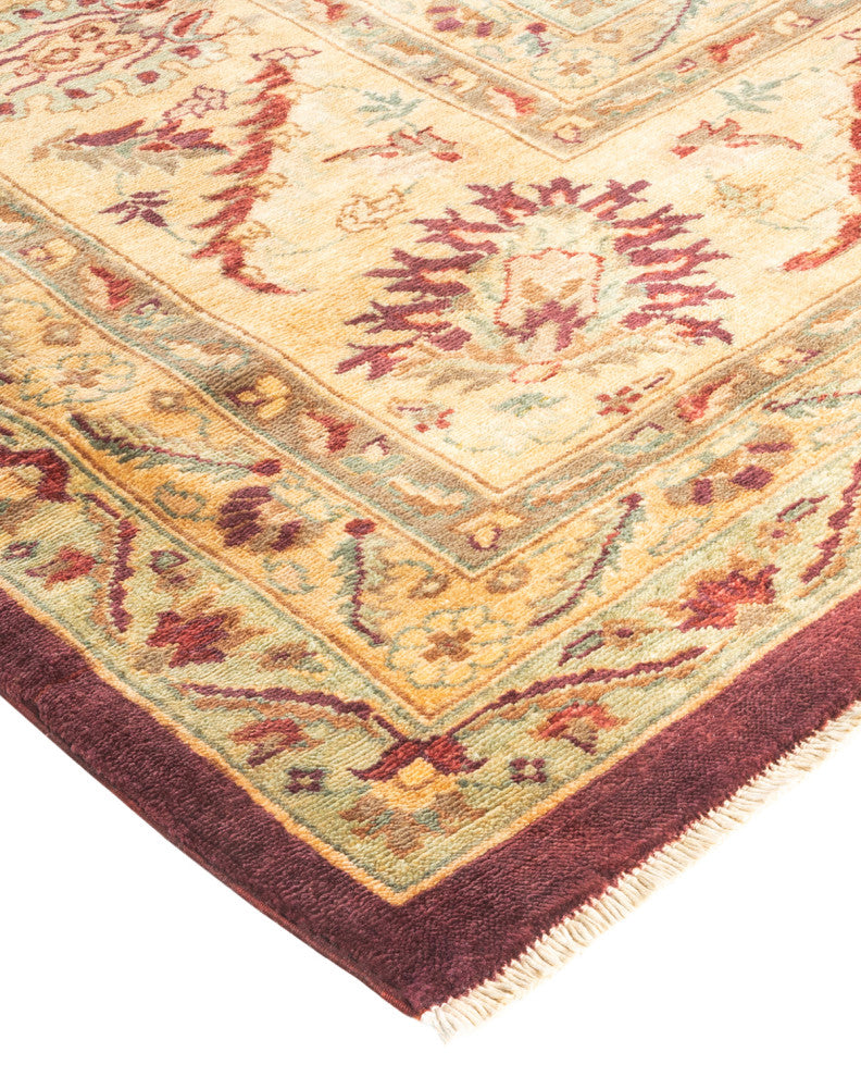 Eclectic, One-of-a-Kind Hand-Knotted Area Rug Red, 11' 8" x 18' 2"