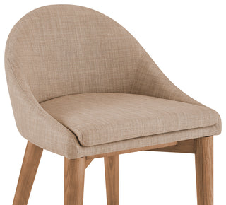 Baruch Counter Stool, Tan/Walnut