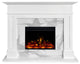 Sofia 57-In. Electric Fireplace With 1500W Log insert, Deep Log Insert