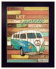 "Let the Journey Begin" By Marla Rae, Printed Wall Art, Black Frame