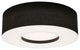 Montclair 24" LED Flush Mount, Black Finish