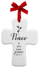 Christmas Ornament, Peace Cross