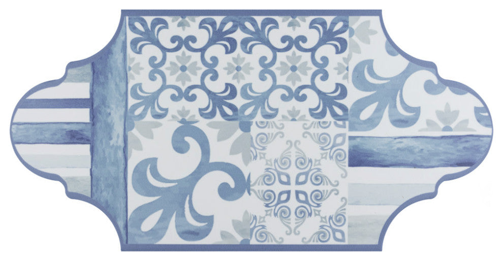 Royal Garden Provenzal Blue Porcelain Floor and Wall Tile
