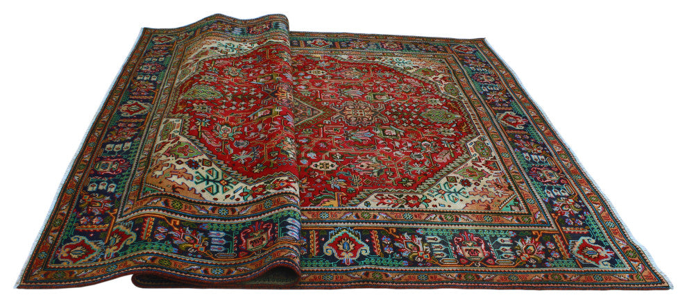 Fine Vintage Distressed Blaney Red Rug