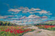 "Poppy Path V" Painting Print on Wrapped Canvas, 18"x12"