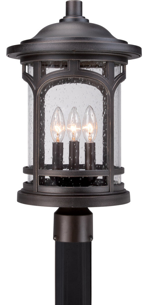 Quoizel Marblehead Three Light Outdoor Lantern MBH9011PN